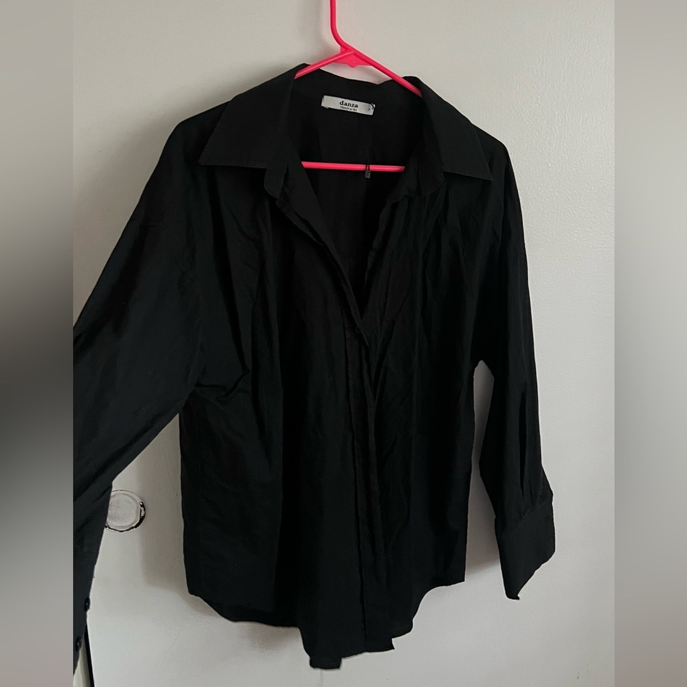 Women’s Long sleeve button down Cover up Oversize Size S